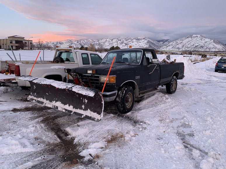 snow plow trucking